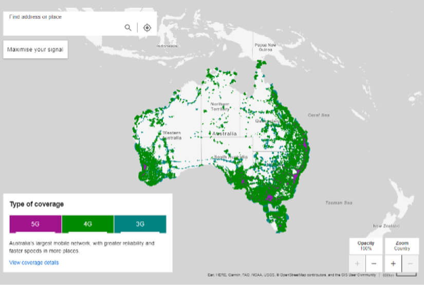 Cradlepoint CBA550 Map